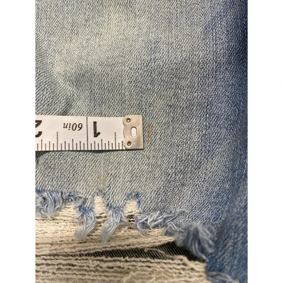 Judy Blue Distressed Blue Ankle Jeans - Picture 8 of 9